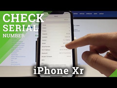 How to Find Serial Number on iPhone Xr - Check Serial Number