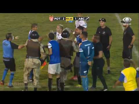 Gol  Márcio Mossoró - Potiguar 2x1 ABC