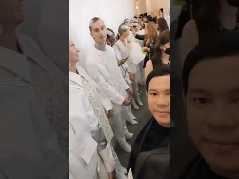 Backstage Preparation during LA FASHION WEEK