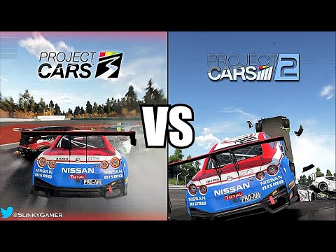 Project CARS 3 vs Project CARS 2 - Damage and Crash Test Comparison - Xbox One X