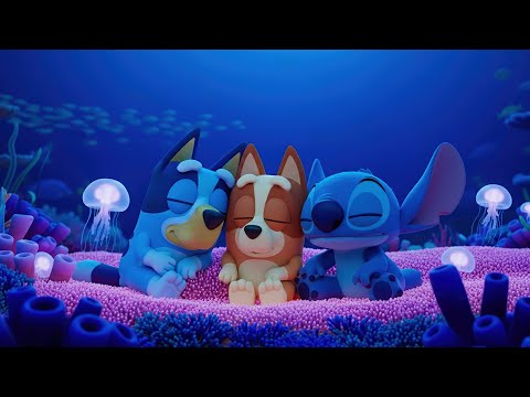 Bluey & Friends Magical Underwater Dreamscape | Calming Piano for Ultimate Relaxation