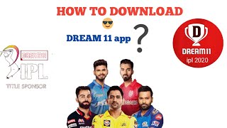 DREAM11 predictionism | HOW TO DOWNLOAD DREAM11 ? and how to play? in  | tamil explanation |