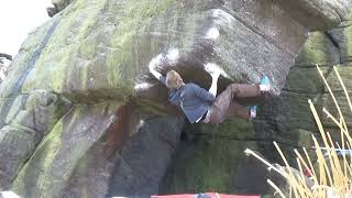 Video thumbnail of Low Rider, 7c+. Peak District