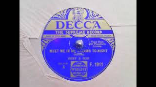 Meet Me in My Dreams To-Night - Bert &amp; Bob (vocal duettists with piano)