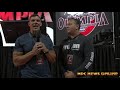 Mr.Pro Tan Interviewed At the 2019 Olympia By NPC NEWS ONLINE President Frank Sepe
