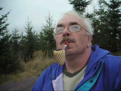 tobacco pipe in outdoor