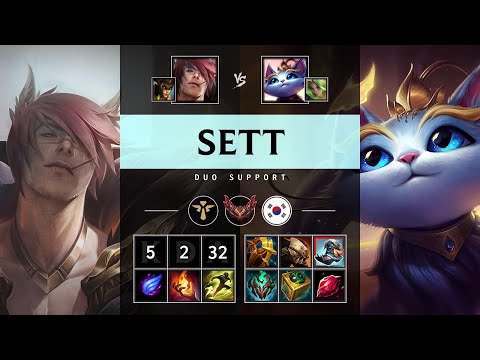 Sett Support vs Yuumi - KR Grandmaster Patch 25.05