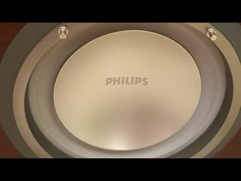 PHILIPS FWB-MCM760 Flat Metal Cone Woofer ecursion test (in original enclosure) (2017)