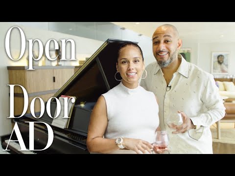Inside Alicia Keys & Swizz Beatz’s Oceanside Mansion | Open Door | Architectural Digest