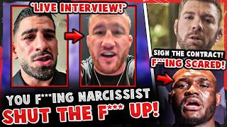 Ilia Topuria HEATED LIVE INTERVIEW w/ Justin Gaethje! *GETS PERSONAL* Dricus vs Kamaru Usman!?