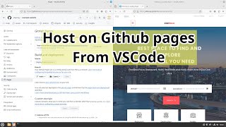 Download the video "Host your website for free on Github pages (upload from Visual Studio Code)"