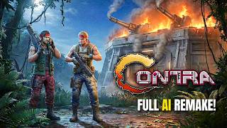 Contra NES AI Concept – Full Game Remake | 8 EXPLOSIVE Stages, GRUESOME Bosses & HEROIC Ending!