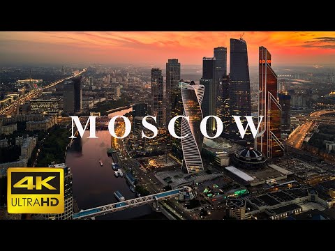 Moscow 4K | Scenic Relaxation Film With Calming Music | MOSCOW 8K ULTRA HD HDR | Explore World 8K