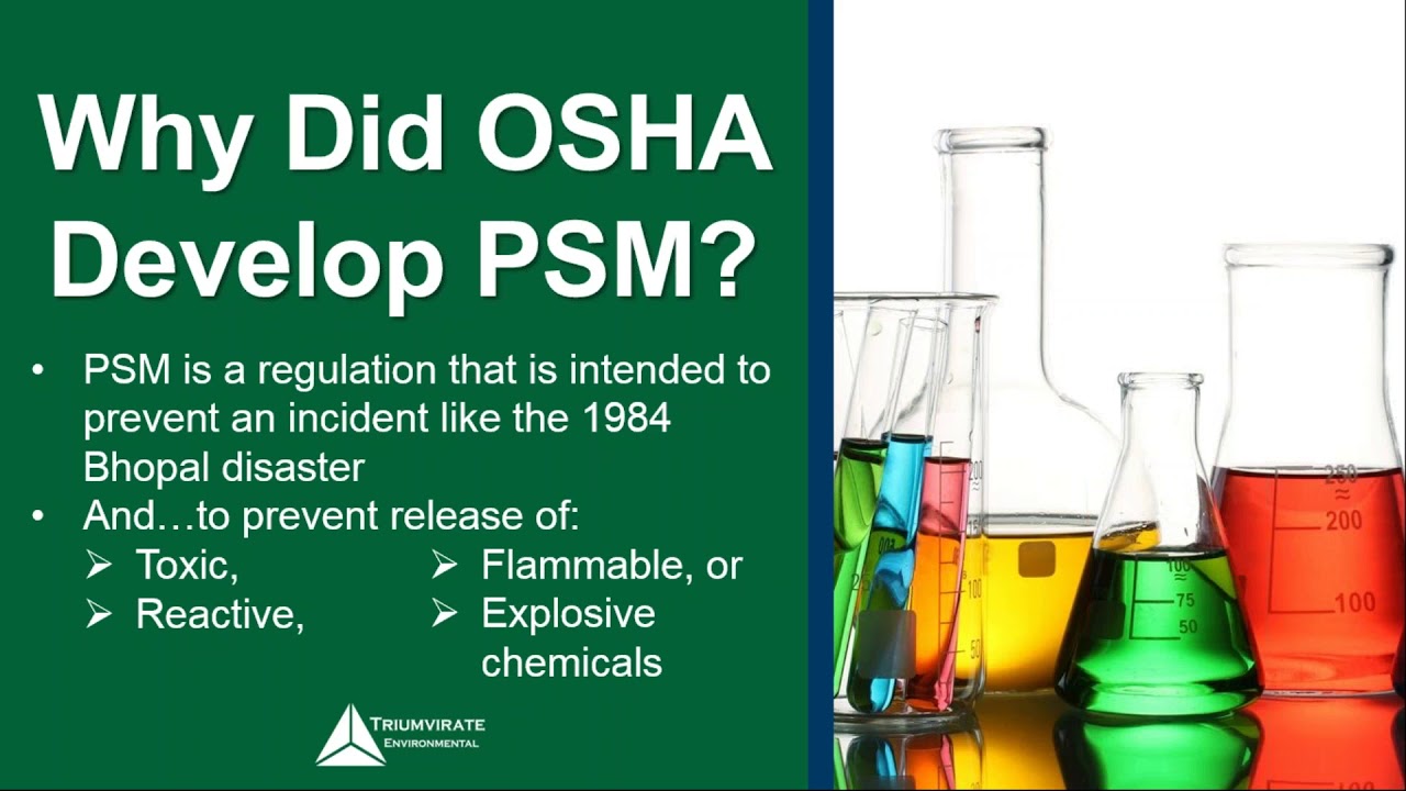 Webinar: Process Safety Management