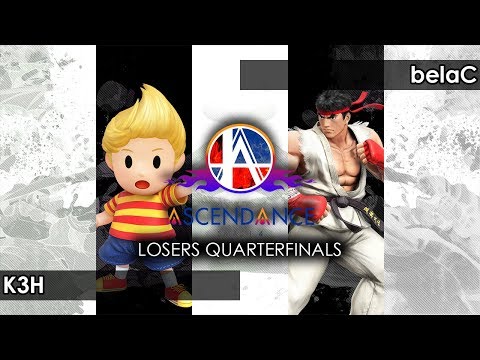 Smash 4: K3H (Lucas) V belaC (Ryu) - Ascendance 93 Tournament SSB4