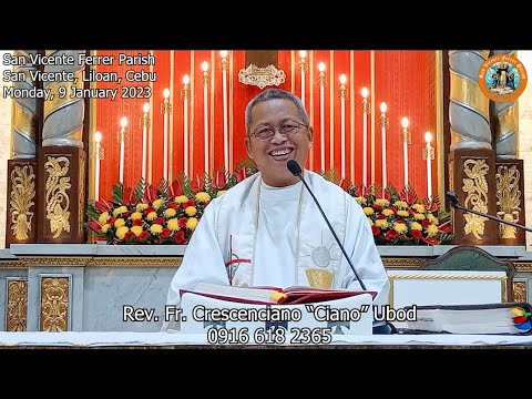 "Ang gahum sa bunyag" - 1/9/2023 Misa ni Fr. Ciano Ubod sa SVFP.