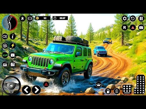4x4 Offroad Jeep Driving Simulator 3D - Drive SUV 4x4 jeep Offroad Game - Android GamePlay