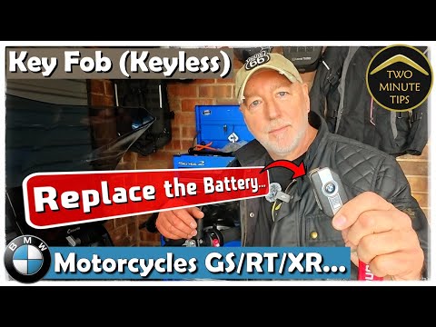 BMW Replace the Key Fob Battery - R1200 / R1250 GS/A / RT / XR etc - Two Minute Tips (Keyless Ride)