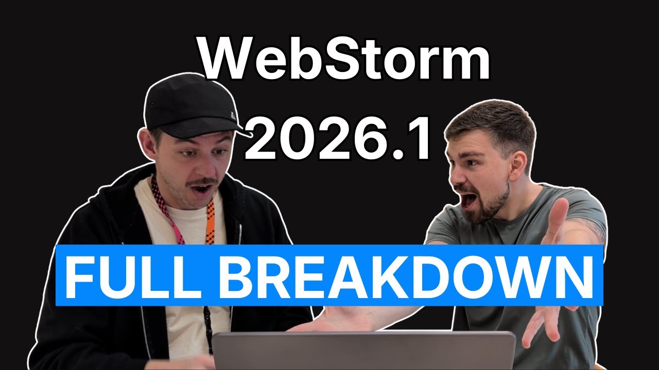 WebStorm 2026.1 Is Out — Let's Break It Down Live