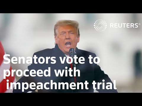 Senators vote to proceed with impeachment trial