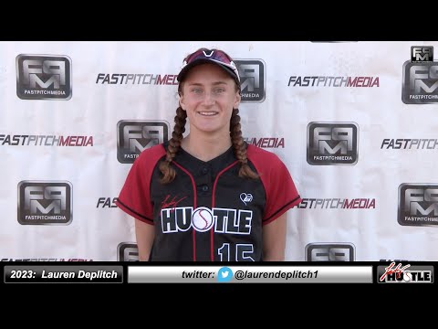 2023 Lauren Deplitch 3.8 GPA Athletic Slapper & Outfield Softball Skills Video Lady Hustle 18 Gold