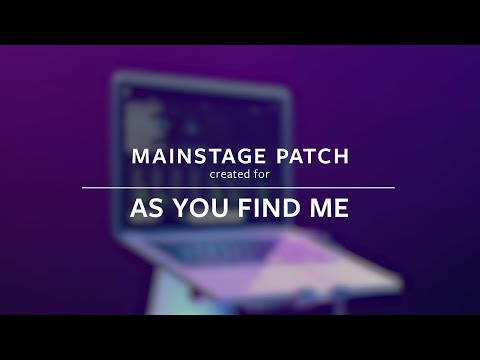 As You Find Me - Hillsong United (MainStage Patch Keys)