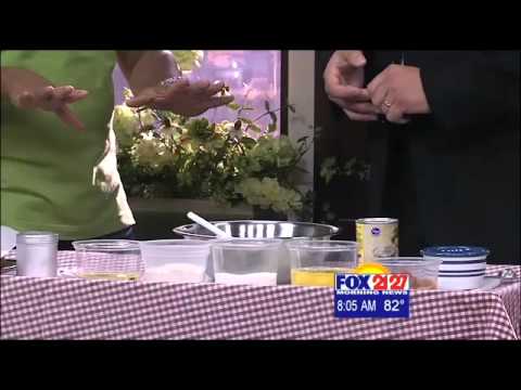 Peach upside down cake