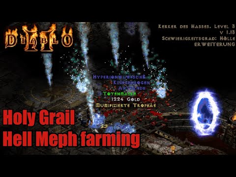 Diablo 2 | Holy Grail | #15 | Deutsch |Hell Meph farming | 88/502 Items