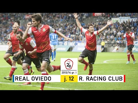 Real Oviedo-Real Racing Club 2013/14 12ª jornada gr. I Segunda B
