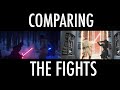 Comparing The Prequel And Sequel Lightsaber Duels In a Very Simple Way