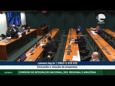 Integração Nacional, Des. Regional e Amazônia - Discussão e votação de propostas - 22/09/2021