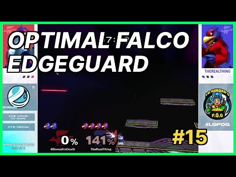 Optimal falco edgeguard | Smash Melee Highlights