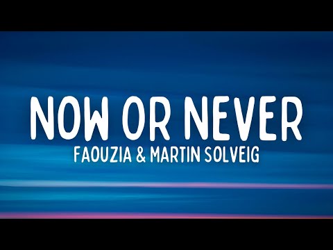 Faouzia & Martin Solveig - Now Or Never (Lyrics)