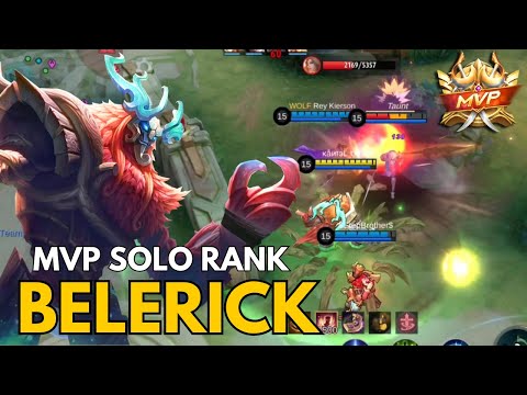 BELERICK MVP SOLO RANK | Mobile Legends Bang Bang