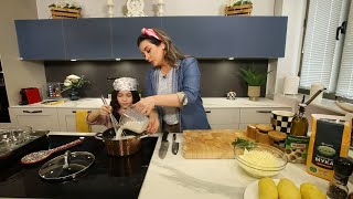 Համեղ առավոտ Շաղիկի հետ. Կարտոֆիլով, պանրով, սպիտակ սոուսով ուտեստ