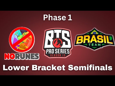 No Runes vs Team Brasil [Highlights] - Lower Bracket Semi Final | BTS Pro Series Season 13 | Dota 2