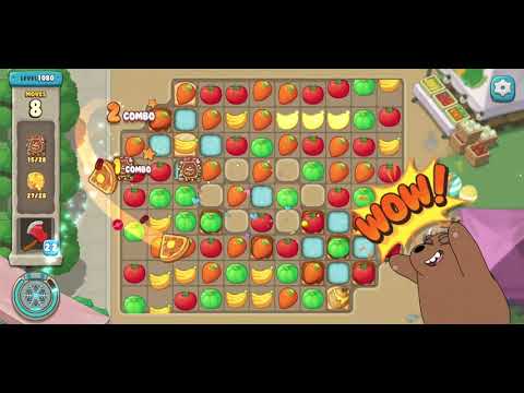 We Bare Bears Match3 Repairs Level 1080 - No Boosters