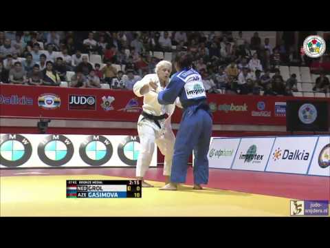Judo 2014 Grand Slam Baku: Grol (NED) - Gasimova (AZE) [-57kg] bronze