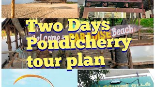 Pondicherry Two days Tour Plan⛱️📍🔍 Perfect weekend getaway.Beaches and French Buildings#pondicherry