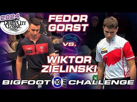FEDOR GORST vs WIKTOR ZIELINSKI - 2024 Derby City Classic Bigfoot 10-Ball Challenge.