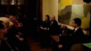Tikšanās ar LR Ministru Prezidentu Valdi Dombrovski Stokholmā 120208 3. daļa
