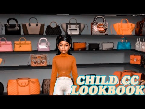 Sims 4 URBAN CHILD LOOKBOOK + CC LINKS