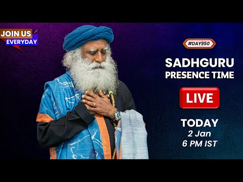 🔴LIVE | Sadhguru Presence Time | SPIRITUAL AWAKENING | Isha Yoga Center | 6 PM | 2 Jan | #Day950