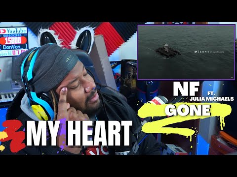 MY MIND WAS EVERYWHERE | NF ft. Julia Michaels - GONE (REACTION!!!!)