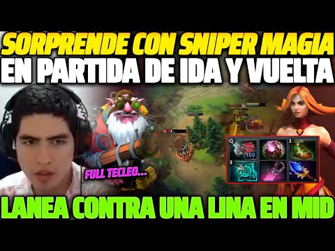 😲 SORPRENDE CON SU SNIPER DE MAGIA 😲 LEOSTYLE EN PARTIDA DE IDA Y VUELTA, LANEA CONTRA UNA LINA 😱
