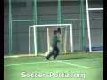 Bizarre penalty kick