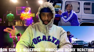 BLUEFACE CAN ACTUALLY RAP 🤯 Ron Suno Feat. Blueface - Pinocchio Remix | Crooklyn Reaction ♿️