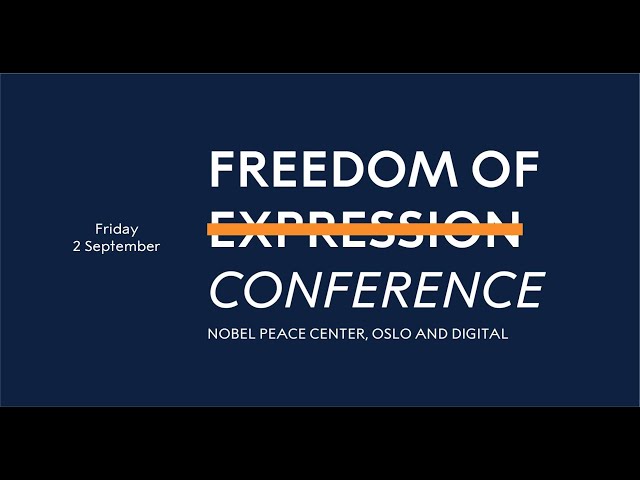 LIVESTREAM: Rappler CEO and Nobel peace prize laureate Maria Ressa at the Freedom of Expression Conference