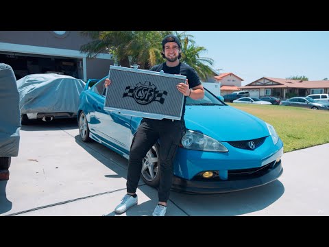 My Acura Rsx Type S Gets an Aluminum RADIATOR Install! | Time Attack Build