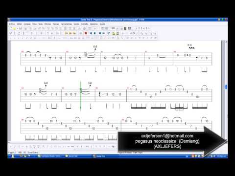 pegasus fantasy guitar pro neoclassical tab demiang